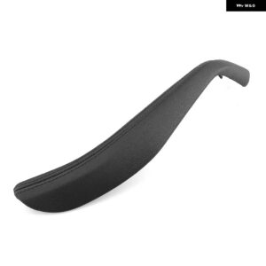 BMW 1個 インテリアドアプルハンドルカバー 革シェル 5シリーズ G30 G31 G38 F90 M5 2018-23 - Left- Black