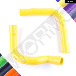 BMW 1992-1998 E36 318I 318TI 318IS シリコン ラジエーター ホース パイプ キット 1993-97 - Yellow