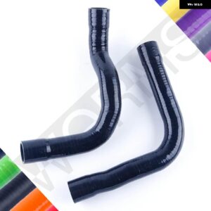 BMW 1992-1998 E36 318I 318TI 318IS シリコン ラジエーター ホース パイプ キット 1993-97 - black