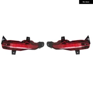 ランドローバー レンジローバー VELAR 2018 2019 2020-2022 リア バンパー フォグライト ブーツ テール フォグランプ ブレーキ信号反射ランプ 電球 - 2x Left-Right