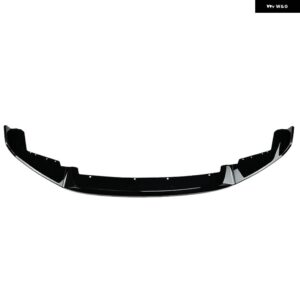 BMW 2シリーズ F87 M2 クーペ 2016-20-21 2ドアフロント バンパー スポイラー リップグロスブラック/カーボンルックスプリッター - Glossy Black