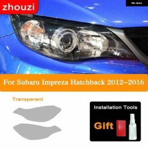 スバル レガシィ インプレッサ フォースター WRX BRZ アウトバック ヘッドライト フィルムフロントライトクリア TPU ステッカー アク - hatchback　12-16