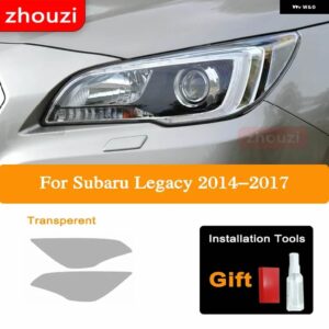 スバル レガシィ インプレッサ フォースター WRX BRZ アウトバック ヘッドライト フィルムフロントライトクリア TPU ステッカー アク - legacy　14-17