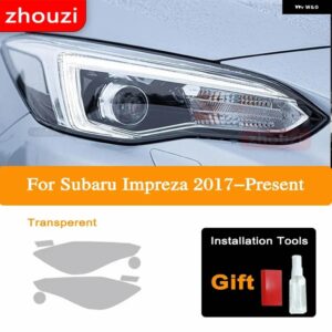 スバル レガシィ インプレッサ フォースター WRX BRZ アウトバック ヘッドライト フィルムフロントライトクリア TPU ステッカー アク - impreza　17-on