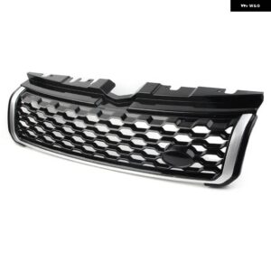 ランドローバー グリル レンジローバー EVOQUE 2010-18 ブラック/フロント グリル バンパー フードメッシュ - Silver