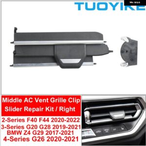 BMW フロントミドルセンター AC ベント グリル クリップスライダーリペアキット 2/3シリーズ F40 F44 G20 G28 Z4 G29 G26 X5 X6 X7 G05 G06 G07 - G20 Repair Right