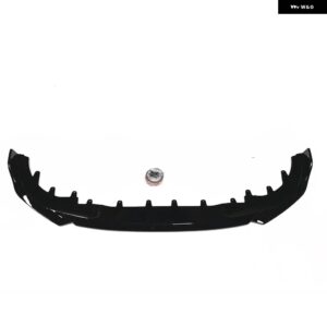 BMW 2シリーズ G42 クーペ 2022-2024 2ドア M240I 220I 225I フロント バンパー スポイラー スプリッターリップカーボンルックアンダー プロテクター - Glossy Black