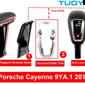 ポルシェ 車内リペアキット センター コンソール ギア シフト レバーサポート ブラケット ベース P ボタン トリム カイエン 9YA.1 201 - Repair Kit 3PCS