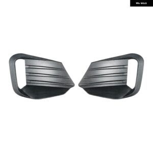 BMW 3シリーズ G20 G21 LCI 320I 318I 325I 330I M スポーツ 2023-2024 フロント バンパー サイド エアベント スポイラー グリル フォグライト カバー - Carbon Fiber Look
