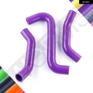 スバル 2000-2004 レガシィ L/GT 2.5L 2001 2002 2003 シリコンクーラント ラジエーター ホース パイプ キット - Purple