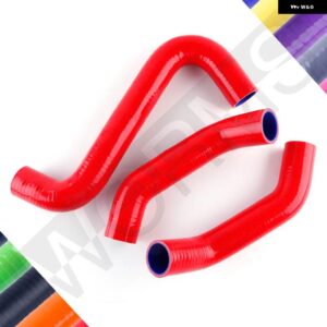 スバル 2000-2004 レガシィ L/GT 2.5L 2001 2002 2003 シリコンクーラント ラジエーター ホース パイプ キット - Red