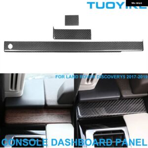 ランドローバー LHD RHD カー スタイリング カーボン中央水ティーカップ ホルダー カバー トリム 装飾 ステッカー DISCOVERY5 2017-19 - Console Dashboard