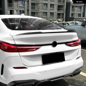 BMW M3 スタイル リア トランク スポイラー 2シリーズ F44 4ドアグランクーペ 216I 218I 220I 225I M235I 2020-2024 ルーフテール ウイング トリム - Carbon Look