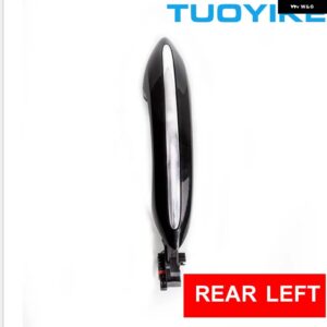 BMW 黒 外装 コンフォートアクセスドアハンドル WITHLED インジケータライト 5/GT/6/7-シリーズ F10 F18 F07 F06 F12 F01 F02 51217231931 - Rear Left