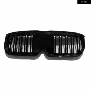 BMW X1 U11 U12 2023 2024 M スポーツ 20I 20D 23I 25I シングルスラット スタイル フロント グリル キドニー グリル 黒アッパー バンパー フードメッシュ - Double Slat Style
