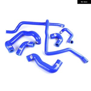 BMW シリコーンインタークーラーターボ ラジエーター ホースキット E30 M20 325 325I 6CY 1988-1993 6ピース 青 赤 黒 - Blue