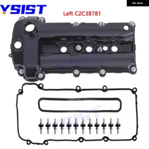 ジャガー アルミ左/右 エンジン バルブ カバー XE XF XJ X タイプ 2.5L S タイプ 3.0 C2C34692 C2C38781 - Left cover