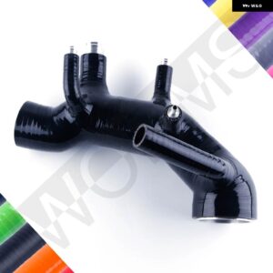 スバル 1996-1998 インプレーズ WRX STI GC8 EJ20 VER 3-4 シリコンインテーク誘導ホース パイプ キット - black