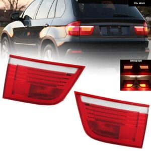 BMW インナー テールライト リアランプ バルブ 無リア フォグライト ブレーキランプ ウィンカーライト X5 E70 2007 2008 - Red Right