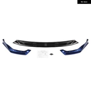 BMW 3シリーズ G20 LCI 330I M340I スポーツ 2023-2025 フロント バンパー スポイラー リップ + サイドスプリッターコーナーカバー プロテクター ガード - Blue