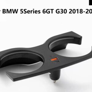 BMW 11色 LED カップライト 3/4/5シリーズ 6GT X3 X4 G20 G30/G32/G01/G02 カップ装飾ライトカップ ホルダー アンビエントライト - 5 series 6GT G30