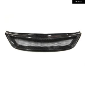 スバル フロント グリル インプレッサ WRX STI 2011-14 グラスファイバー/カーボン車アッパー バンパー 吸気フードメッシュ グリ - Carbon Fiber