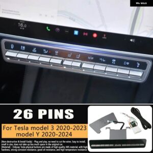 テスラ 物理 制御 ボタン 多機能 TESLA モデル3 用Y 2019-2023 モデルY 2023 アクセサリー - 26pin