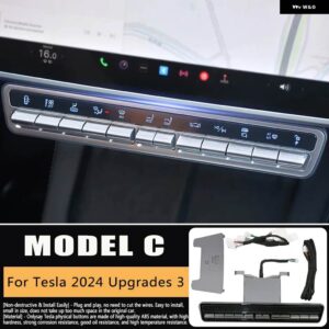 テスラ 物理 制御 ボタン 多機能 TESLA モデル3 用Y 2019-2023 モデルY 2023 アクセサリー - 2024 Model3 Highland