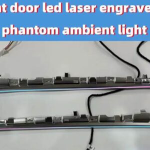 テスラ モデル3/Y レーザー彫刻 スタイル LED センター コンソール ダッシュボード アンビエントライト インテリア カラフルな LED ア - new model 3