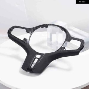 BMW カーボン ステアリングホイール パネル 装飾カバー トリム フレーム G01 G02 G30 M5 F90 F98 X3M X4M - With heating-Suede