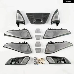BMW X5 X7 G05 G07 ハイファイ音楽 ステレオ スピーカー アンビエントライト 11色 LED スピーカー カバー インテリア スピーカー 装飾ライト - X5 G052