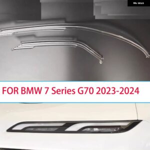 BMW 7シリーズ G70 2023-2024 車 DRL ライトガイドプレートライトガイド チューブ ヘッドライト デイタイム ランニングライト ガイドエンジェルアイ - 4X a pair