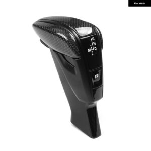 ポルシェ カーボン/レザー インテリア シフター ギア シフト ノブレバーキット カイエン 2018-2023 - Carbon fiber black