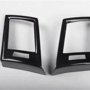 スバル アウトバック 2010-14 カー スタイリング アクセサリー ダッシュボード サイドエア アウトレット ベント フレーム カバー ステ - black