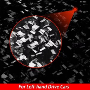 BMW 3 4シリーズ G20 G28 325LI 330D 335 M4 2019-2022 カーボン ダッシュボード エアベント アウトレット トリム カバー カーアクセサリー ステッカー - Forged carbon LHD