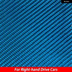 BMW 3 4シリーズ G20 G28 325LI 330D 335 M4 2019-2022 カーボン ダッシュボード エアベント アウトレット トリム カバー カーアクセサリー ステッカー - Light blue RHD