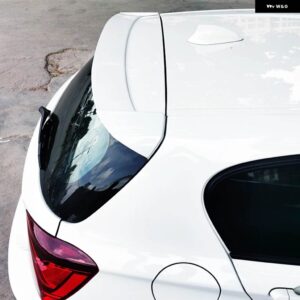 BMW 1シリーズ 2011-2021 F20 F21 114I 116I 120I 125I 135I 140I リアルーフ ウイング ABS 素材カーボンルック スポイラー - WHITE