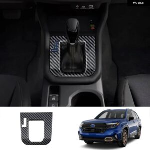 スバル LHD フォレスター 2025 ABS カーボン インテリア アクセサリー センター コンローズ ギア シフト パンル フロント ウォー - abs　carbonfiber　a