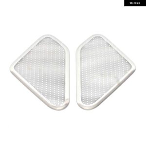 ランドローバー レンジローバー 2023 2024 インテリア ドア オーディオ スピーカー スピーカー トリム フロントリアドア パネル ホーンカバー アクセサリー - Rear Door silver