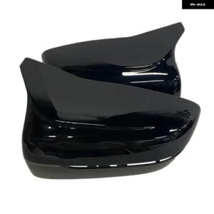 BMW LHD カーボンサイドバック ミラー カバー 3 5 G11 G20 330I 330D 340I G30 530D 530I 520D 525I G32 2019 2020 - Bright Black