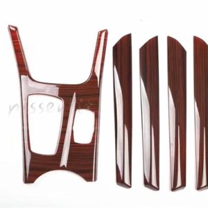 BMW カーアクセサリー F25 F26 2011-2017 X3 X4 飾る WINDOWS コントロール ギア パネル インテリア カーボン トリム ABS ステッカー - 5 Piece