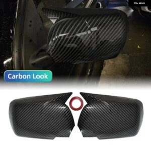 ランドローバー 1ペア 自動 ミラー カバー シェルキャップ レンジローバー L322 MK3 2002-2006 ミラー カバー キャップ - Carbon fiber pattern