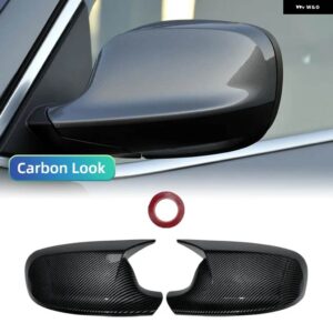 BMW カーボン リアビュードア ウイング サイド ミラー カバー キャップシェルケース X3 F25 X1 E84 PRE-LCI 2010-13 ケース - Carbon Look