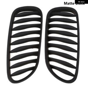 BMW 2個 フロントバンパー 親切 グリル カバー 交換 レーシング グリル Z4 E85 E86 37834 51117117757 - Matte Black