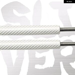 ポルシェ ボクスター 986 1997-2004 911 996 2個 自動フロント トランク ガス スプリング ストラットプロペラリフト サポート - Silver Carbon Fiber