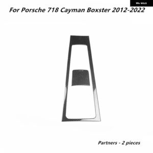 ポルシェ 718 ケイマン ボクスター 2012-2016-2022 インテリア アクセサリー カーボン スタイル インテリア 装飾 アウトレット - Gearshift