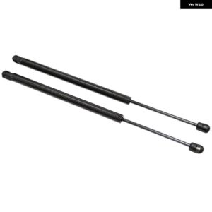 ジャガー 2個 自動フロントフード ボンネット リフト サポート ショックガスストラット XF 2009-15 セダン 445MM - Black Carbon Fiber