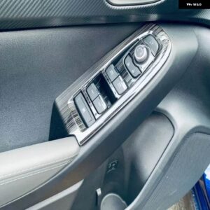 スバル LHD RHD クロストレック インプレッサ 2023 2024 インテリア カーアクセサリー ABS 窓アッパースイッチ PANLE - lhd　steel　black