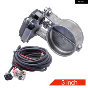 BMW 汎用 電動排気 制御 バルブ スイッチ付き 22.362.53.0インチ シール排気 制御 バルブ VW フォード - 3.0inch