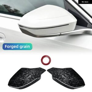 BMW 自動車リアビューサイド ミラー カバー トリム 5 7 I5 I7シリーズ G60 G61 G68 G70 G90 2023 ブラック/カーボン M3/M5 スタイル - M3 Forged Grain